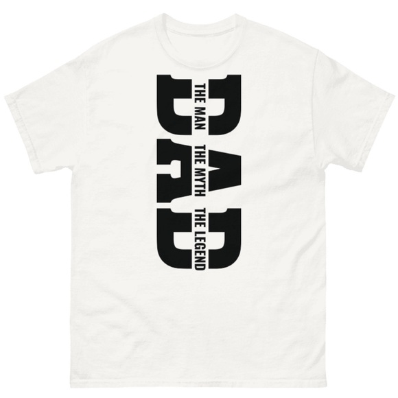Custom: T-Shirt "DAD-The MAN, MYTH, LEGEND”-Sz: S-3xl - Picture 2 of 5